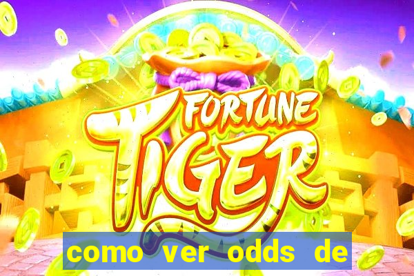 como ver odds de jogos passados